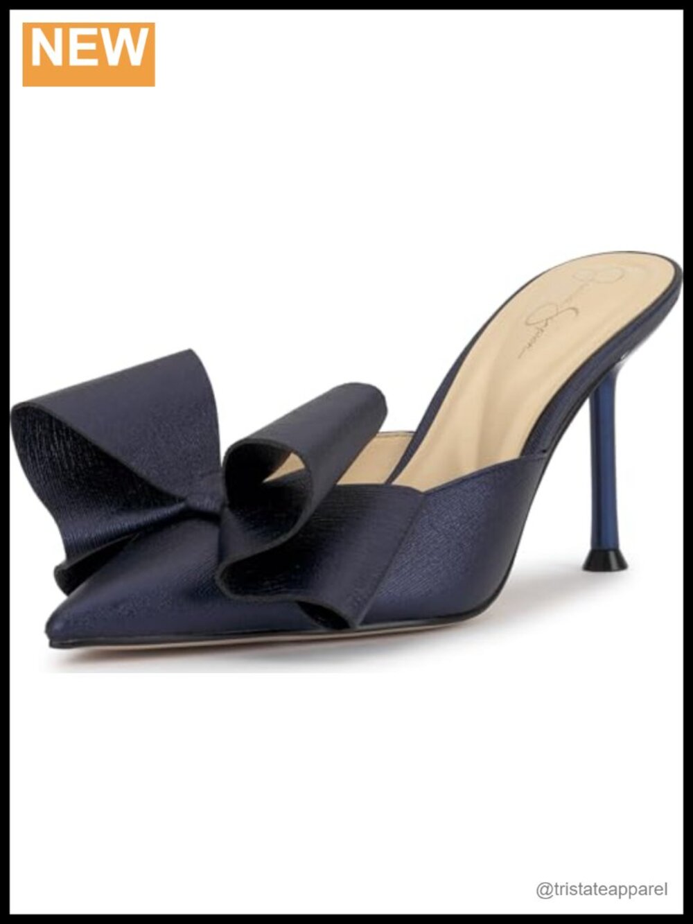 Faux Leather Stiletto Heeled Sandal Pointed Toe Ankle Strap